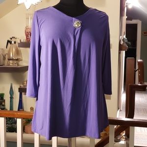 Peek a boom Purple Womens Tunic